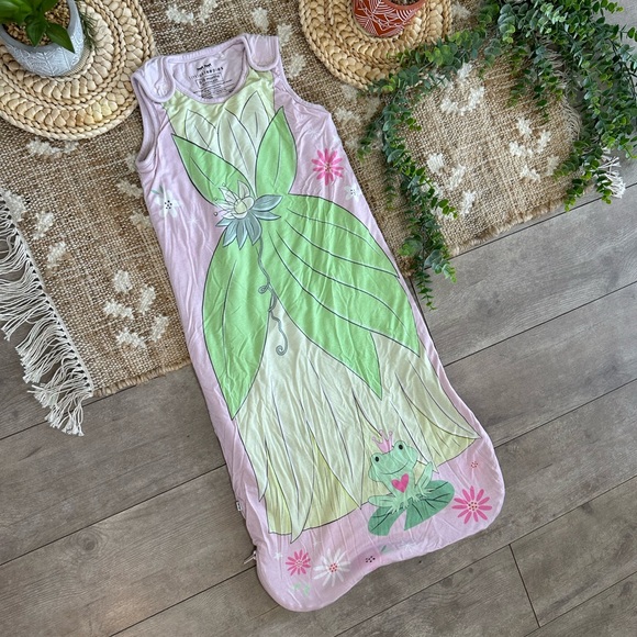 Little Sleepies Disney Princess Tiana Sleepy Bag Baby Girl 6-18 Months - Picture 9 of 16